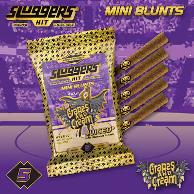 Sluggers - Infused Mini Blunts - 3.5g 5pk - Grapes & Cream