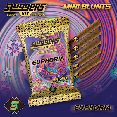 Sluggers - Infused Mini Blunts - 3.5g 5pk - Euphoria