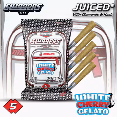 Sluggers X Backpack Boyz - Infused Preroll - 3.5g 5pk - White Cherry Gelato