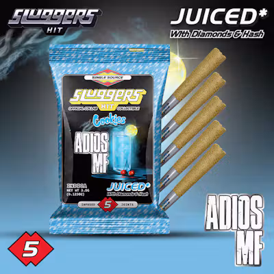 Sluggers X Cookies - Infused Preroll - 3.5g 5pk - Adios MF