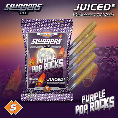 Sluggers - Infused Preroll - 3.5g 5pk - Purple Pop Rocks