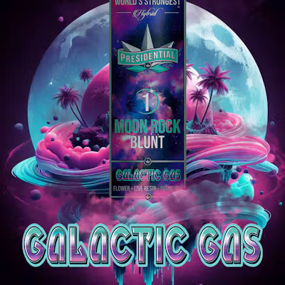 Galactic Gas | Moon Rock Infused Blunt | 1.5g