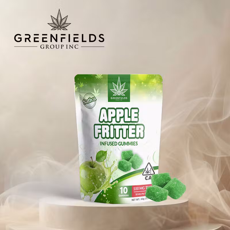 Apple Fritter — 100MG THC Infused Gummies / Sativa
