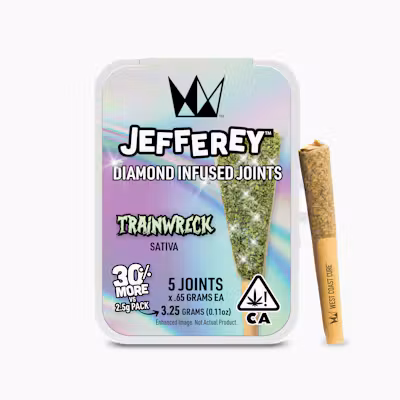 Trainwreck - 0.65G Jefferey Infused Joint 5 Pack