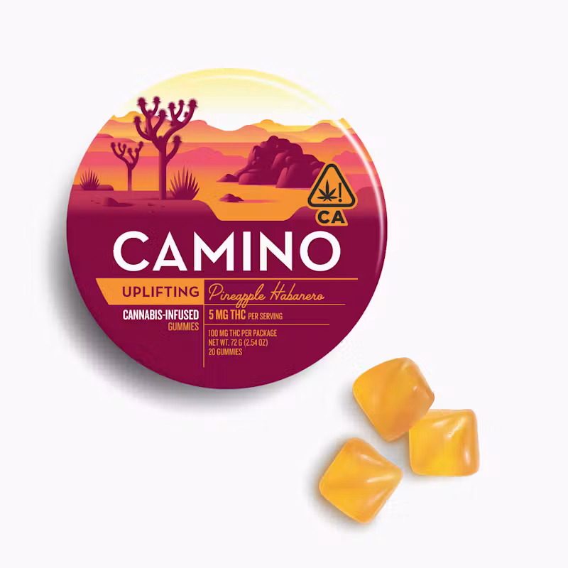 Camino | Pineapple Habanero Gummies | 100mg | 20ct | 5mg/ea