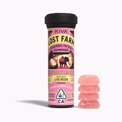 Strawberry Lemonade 'Super Lemon Haze' Gummies | 100mg | 10ct | 10mg/ea