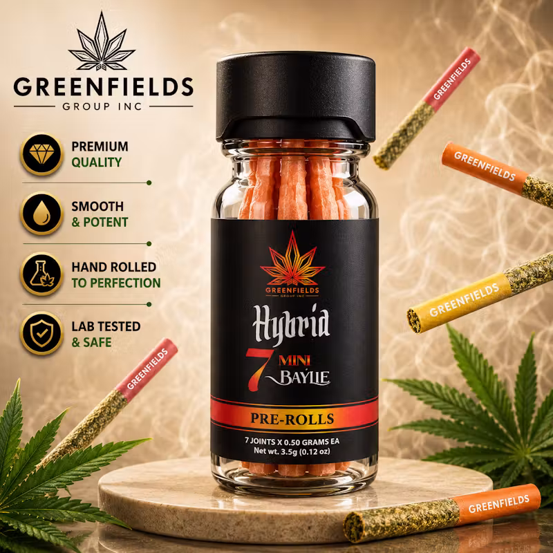 Cherry Kush - Mini Pre-Rolls | 7-Pack (3.5g) Hybrid Premium Flower