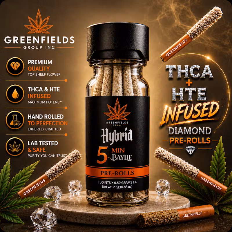 Sugar Daddy - THCa Diamond & HTE Infused Mini Pre-Rolls | Indica