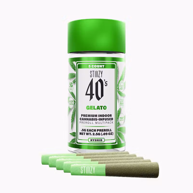 - GELATO - .5G 40's Infused Preroll 5 Pack