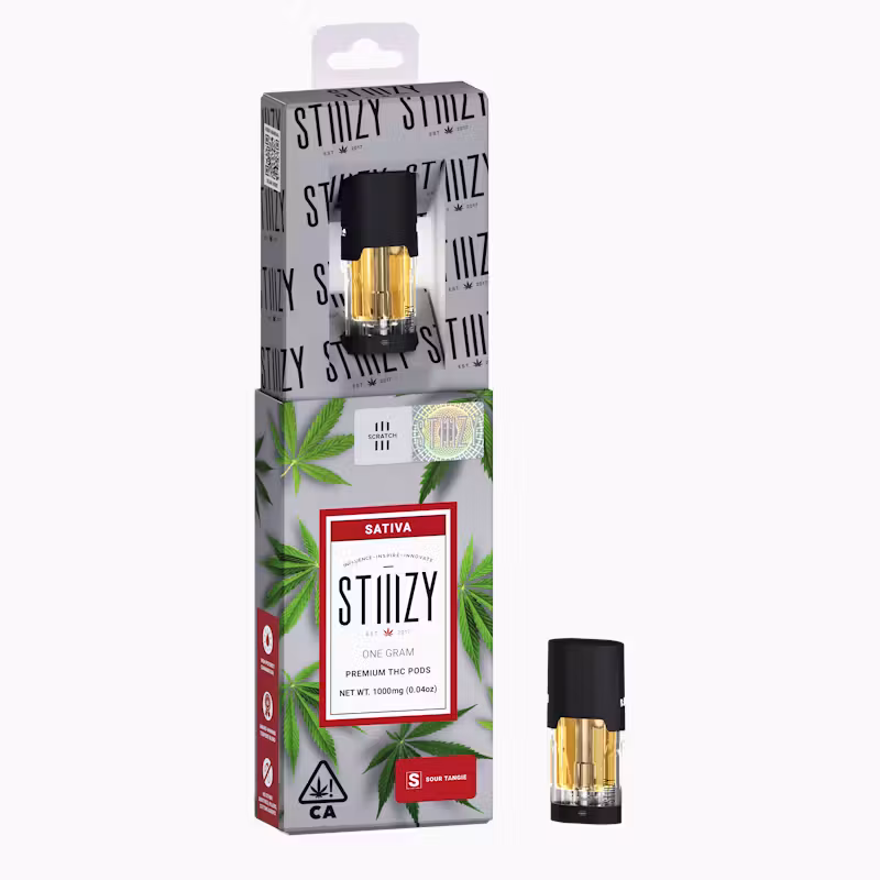 Vape Cartridge - SOUR TANGIE 1G Original THC Pod - STIIIZY