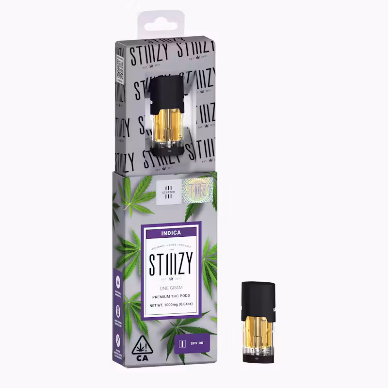 Vape Cartridge - SFV 1G Original THC Pod - STIIIZY