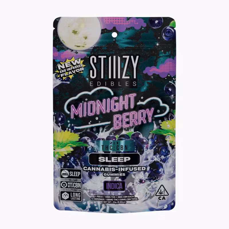 - MIDNIGHT BERRY - 100MG SLEEP EDIBLES