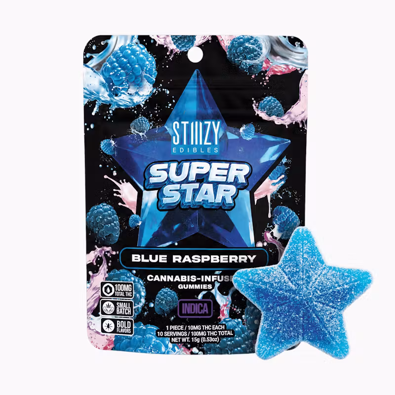 SUPER STAR Edibles - Blue Raspberry
