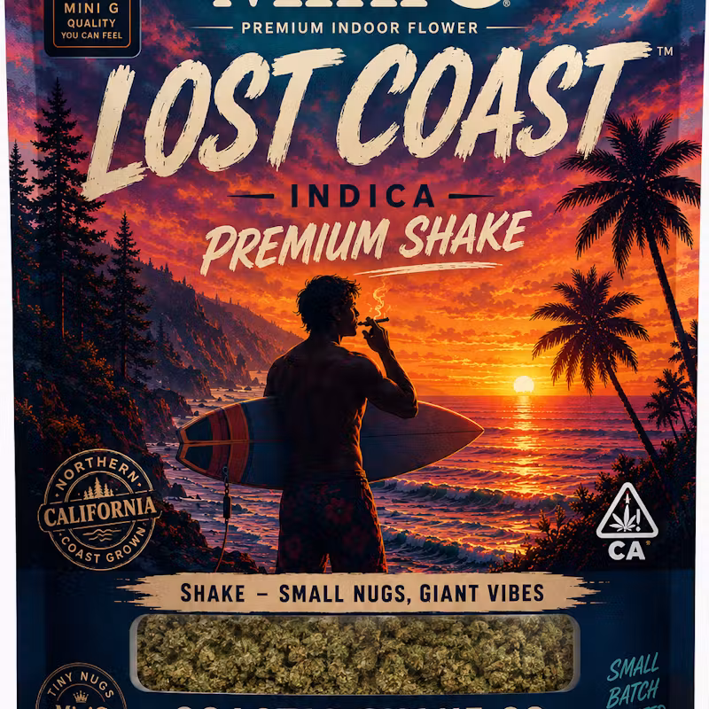 Lost Coast | Exotic Indica Sugar Shake | 7g (¼ oz)