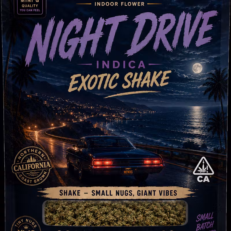 Night Drive | Exotic Indica Shake | 7g