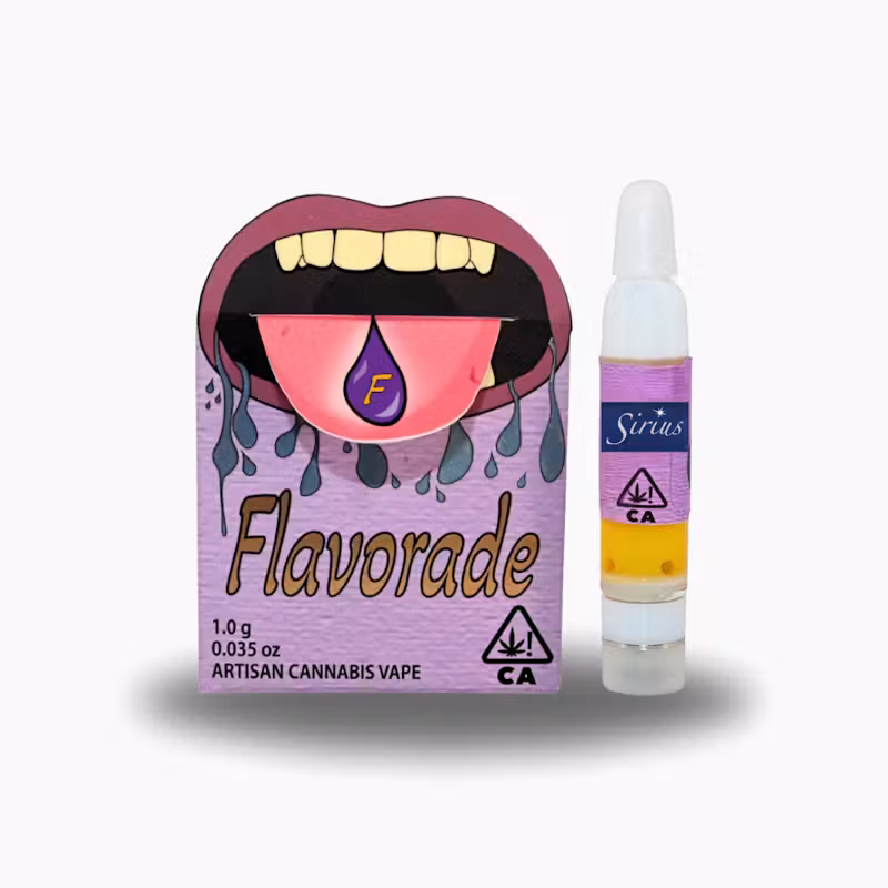 Flavorade x Sirius | Black Biscotti | Vape Cart | 1g