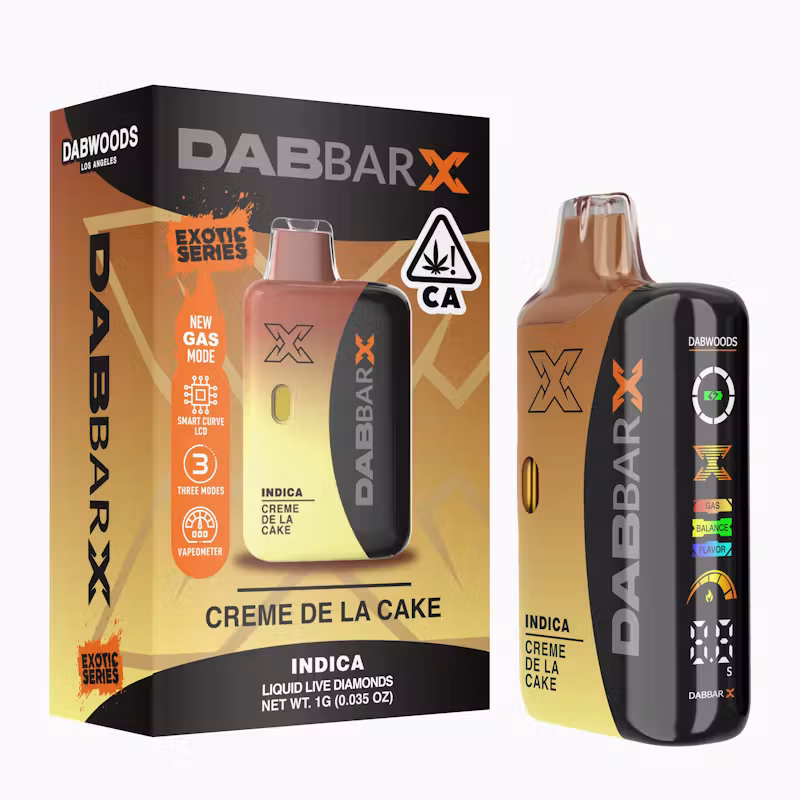 VAPE - DABBAR 3.0 LIQUID LIVE DIAMONDS CREME DE LA CAKE 2G