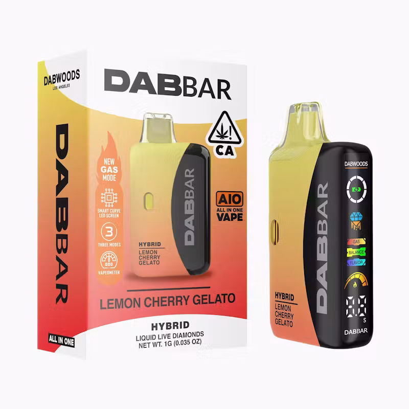 VAPE - DABBAR 3.0 LIQUID LIVE DIAMONDS LEMON CHERRY GELATO 2G