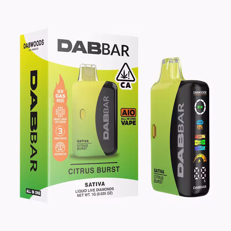 VAPE - DABBAR 3.0 LIQUID LIVE DIAMONDS CITRUS BURST 2G