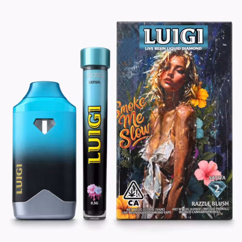 Luigi Vape-Razzle Blush 2Gram Disposables