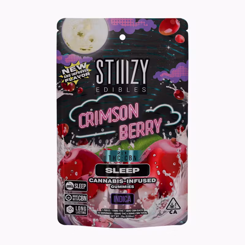- CRIMSON BERRY - 100MG SLEEP EDIBLES